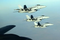 Mỹ khởi động đợt không kích mới vào IS ở Syria