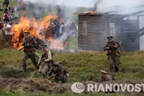 Chùm ảnh trận đánh Gumbinnen Thế Chiến 1 được Nga tái hiện