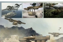 Mỹ chế tạo UAV biến hình như phim Hollywood