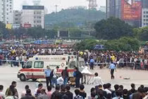 Hiện trường tấn công khủng bố bằng dao ở Quảng Châu, TQ