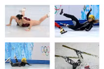 Cú ngã đau đớn ở Olympic Sochi
