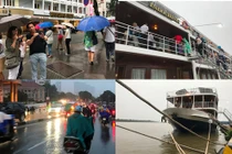 Cận cảnh tàu nhà hàng, du lịch ở TP.HCM ngưng hoạt động vì bão số 12