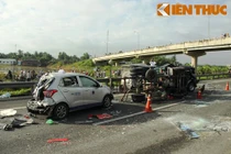 TNGT liên hoàn, 3 phụ nữ bị ô tô tông...hai lần