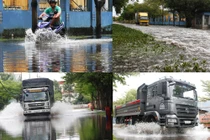 Công nhân nghỉ làm, công ty đóng cửa vì nước tấn công KCN