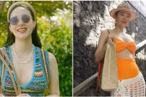 Bầu 6 tháng, Minh Hằng chia sẻ hình ảnh đi nghỉ dưỡng sang chảnh