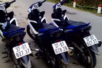 Dàn “xế nổ” Exciter 135 biển tứ quý siêu khủng tại VN