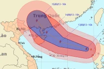 Áp thấp suy yếu, biển Đông đón bão số 7