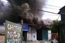 Cận cảnh hiện trường vụ cháy lớn ở Từ Liêm