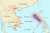 Xuất hiện áp thấp nhiệt đới gần biển Đông