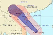 Bão số 6 sẽ di chuyển dọc ven biển Trung Bộ