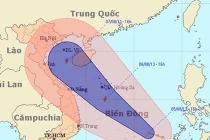 Áp thấp nhiệt đới đang mạnh lên thành bão