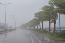 Hình ảnh bão số 5 đổ bộ dữ dội vào Quảng Ninh