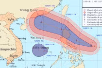 Bão Utor giật cấp 18, tiến gần Hoàng Sa