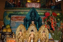 Bí ẩn pho tượng đá quý màu đen trong ngôi chùa cổ ở Đồng Nai 