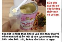 Cách phân biệt sữa bột giả và thật đơn giản, chính xác 