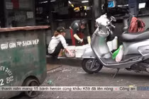 Rùng mình cảnh rửa chén, bát ở quán ăn ở vỉa hè