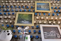 Ảnh: Ngôi nhà kỳ lạ ở Hà Nội được làm từ 8.800 vỏ chai nhựa