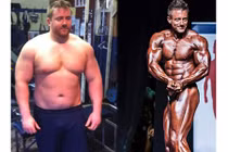 Ông bố "ục ịch" bỗng cơ bắp cuồn cuộn nhờ cá cược