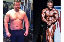 Ông bố "ục ịch" bỗng cơ bắp cuồn cuộn nhờ cá cược