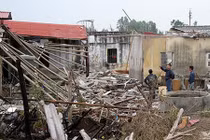 Hiện trường tan hoang vụ nổ lò hơi ở Thái Bình làm 4 người chết