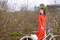 Cô gái họ Công xinh ngất ngây trong bộ ảnh "Xuân đã về"