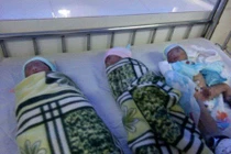 Ca sinh 3 hy hữu của sản phụ vùng cao Nghệ An