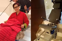 Á hậu Hong Kong không thể đi lại, phải ngồi xe lăn