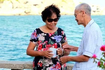 Ảnh cưới lãng mạn của cặp vợ chồng già ở Thái Nguyên