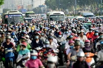 Ảnh: Đường Sài Gòn kẹt cứng ngày đầu đi làm sau kỳ nghỉ lễ