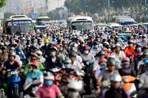 Ảnh: Đường Sài Gòn kẹt cứng ngày đầu đi làm sau kỳ nghỉ lễ