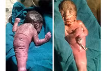 Sốc: “Người cá” vừa được sinh ra tại Ấn Độ