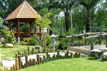 Bài trí sân vườn mang an lành cho gia chủ