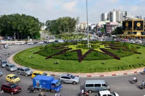 Ảnh: Đường mới thông thoáng ở cửa ngõ sân bay Tân Sơn Nhất