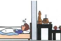 Phòng ngủ bố trí thế này, ốm đau liên miên, nghèo kiết xác 