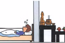 Phòng ngủ bố trí thế này, ốm đau liên miên, nghèo kiết xác 