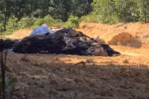 Ảnh: Cận cảnh khu trang trại chôn chất thải của Formosa