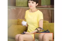 Tóc Tiên lộ "chân ghẻ" đầy vết hoa gấm