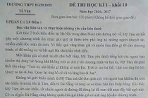 Mỹ Tâm hát với người khuyết tật vào đề thi Văn lớp 10