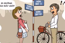 Hí họa: “Ma trận tên đường” ở Sài Gòn