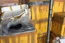 Thu giữ gần 1 tấn đỉa khô ở vùng biên Móng Cái