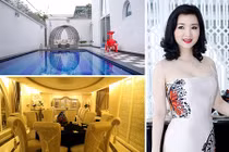 Bên trong biệt thự hàng trăm tỷ đồng của Hoa hậu Giáng My 