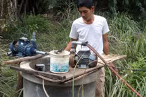 Hơn 2.000 hộ dân phải dùng nước nhiễm phèn, vôi nặng