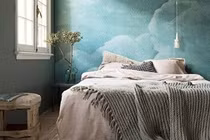 Bồng bềnh với phòng ngủ trang trí theo họa tiết đám mây