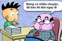 Truyện tranh: Bí quyết “giữ ghế” của sếp