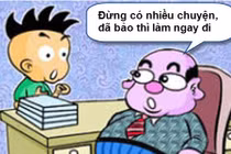 Truyện tranh: Bí quyết “giữ ghế” của sếp