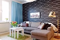 Căn hộ 58m2 đẹp hiện đại với nội thất đơn giản