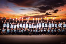 Ảnh kỷ yếu của lớp đỗ đại học 100% ở Nghệ An