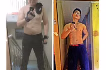 Chàng trai giảm cân từ béo ú thành “soái ca” 6 múi