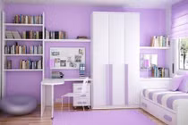 Phòng khách duyên dáng với gam màu pastel