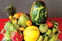 Những loại quả rước lộc và tán lộc trên ban thờ ngày Tết